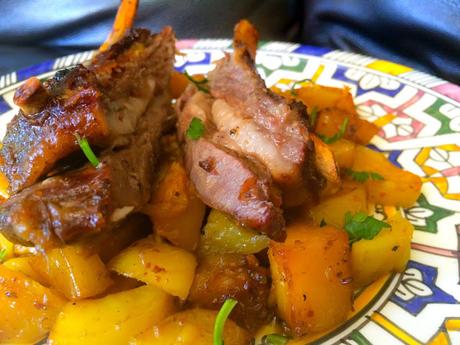 Agneau Confit au Cumin et Safran