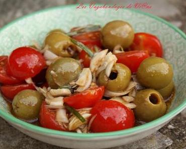 Salade Syrienne aux olives