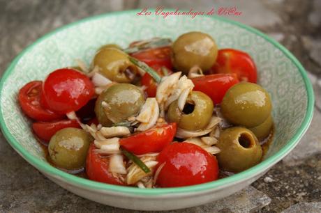 Salade Syrienne aux olives