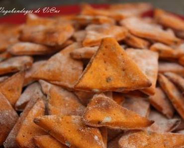 Crackers à la tomate et aux graines de tournesol