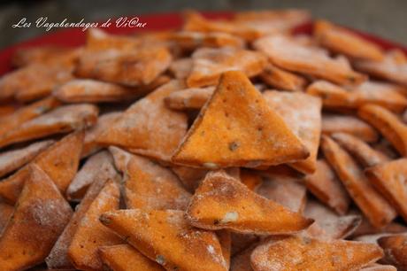 Crackers à la tomate et aux graines de tournesol