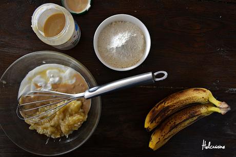 Gâteau au chocolat et bananes vegan