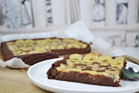 Gâteau au chocolat et bananes vegan