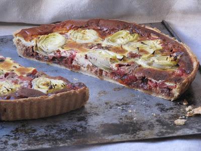 Quiche aux coeurs d'artichaut