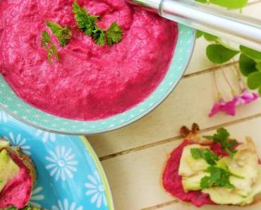 Tartinade toute rose à la betterave