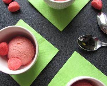 Glace aux fraises Tagada®. [Passe-plats entre amis #8]