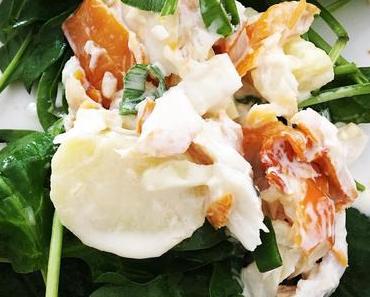 Filets de haddock sur lit de pousses d’épinards