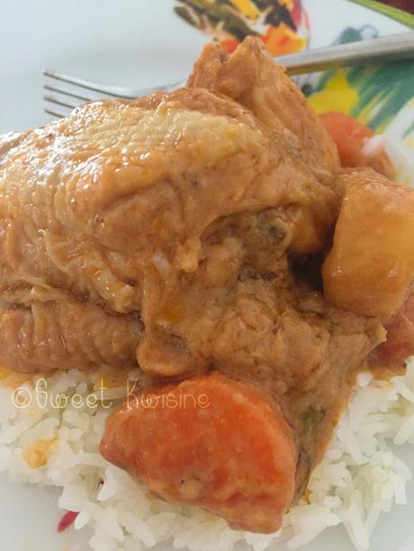 Le mafé de poulet, un plat doux, doudou