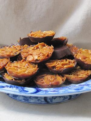 Florentins aux amandes et aux cacahuètes