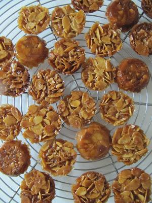 Florentins aux amandes et aux cacahuètes