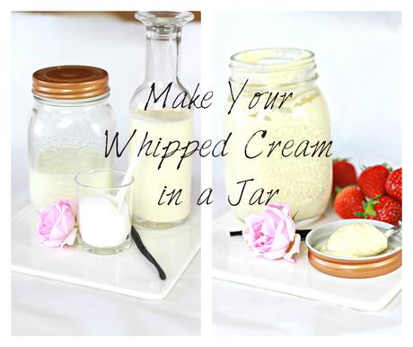 Faire sa chantilly en 2 minutes chrono avec un bocal {« in a Jar »}