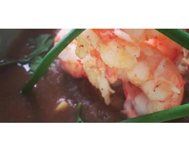 Langoustines rôties sur velouté de lentilles Bataille Food #34