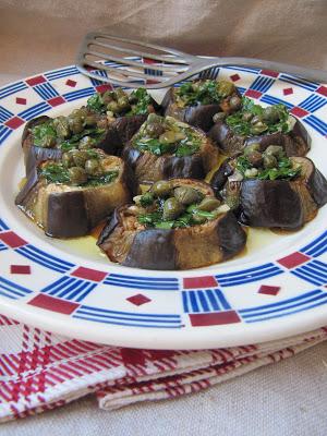 Des aubergines vinaigrette à Rome