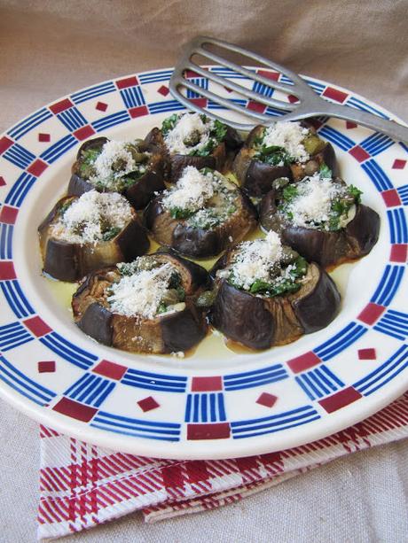 Des aubergines vinaigrette à Rome