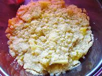 crumble pommes ananas