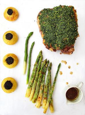 Selle d'Agneau en Croûte d'Herbes...Et Joyeuses Pâques !