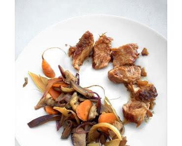 Rouelle de Porc Confite à la Citronnelle & ses Petits Légumes