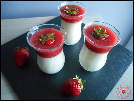 Panna Cotta à la fraise