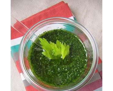 Pesto de céleri