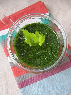 Pesto de céleri