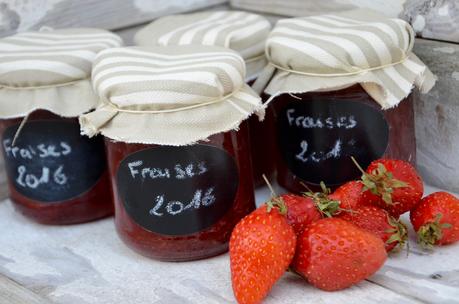 Confiture de fraises Gariguettes