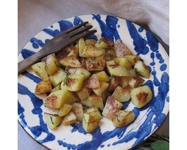 Pommes de terre au romarin et à la sauge