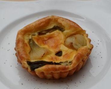 Clafoutis aux oignons nouveaux