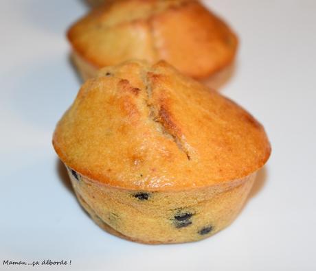 Muffins au lait concentré et pépites de chocolat