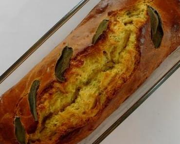 Cake au chèvre, sauge et miel épicé {en partenariat avec l'Abeille du Terroir}