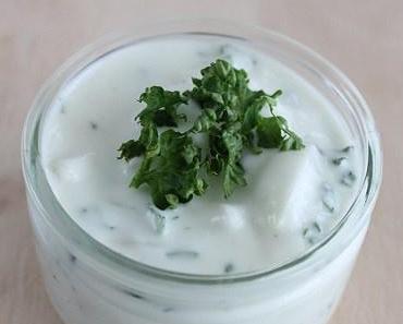 Sauce au yaourt {sans huile}
