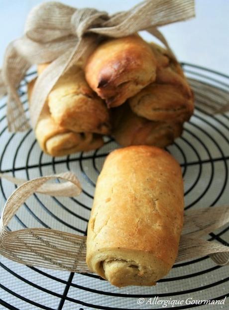 Pains au chocolat Bio, sans oeufs ni gluten .....