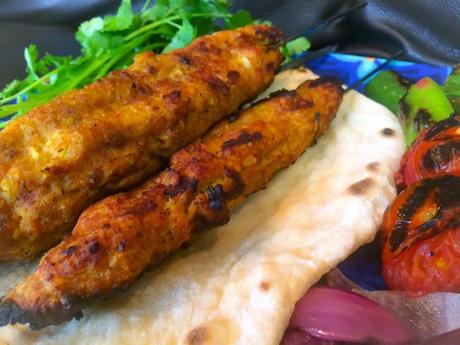 Koobideh Brochette de Poulet Haché Perse