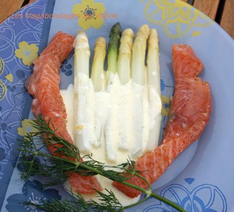 Saumon et asperges à l'orange