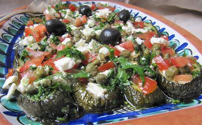 Courgettes au pesto de céleri