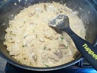 risotto veau et morilles