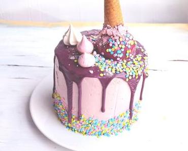 Layer cake framboise vanille glaçage SMBC