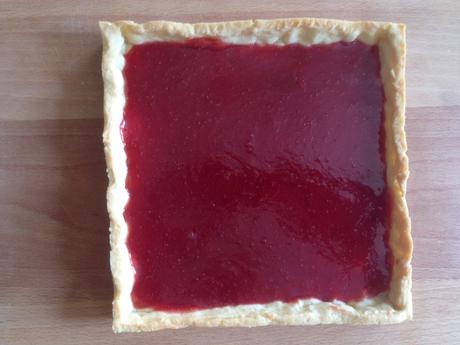 etape compote dans la tarte