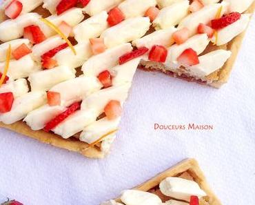 Tarte aux Fraises et à la Fleur d’Oranger