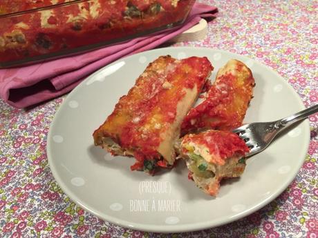 Cannelloni végétariens à la ricotta et aux légumes