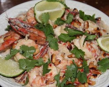 CURRY AUX CREVETTES ET AUX CACAHUETES