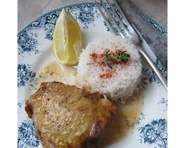 Poulet au thym frais, ail & citron
