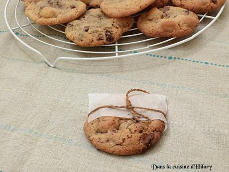 Cookies aux deux chocolats et noix de macadamia / Chocolates and macadamia nuts cookies