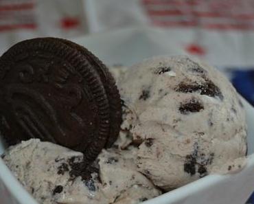 GLACE VANILLE ET OREOS