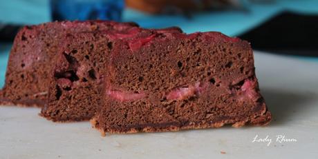 Gâteau au chocolat et à la fraise 