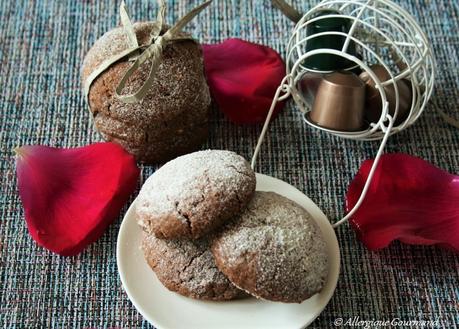 Cookies chocolat-café Bio, sans gluten ni oeufs....