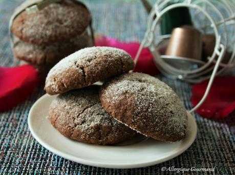 Cookies chocolat-café Bio, sans gluten ni oeufs....