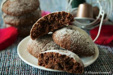 Cookies chocolat-café Bio, sans gluten ni oeufs....