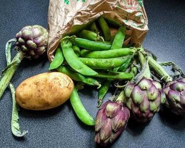 Tout simple… – Une assiette de légumes de printemps