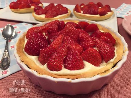 Tartelettes légères aux fraises et mascarpone