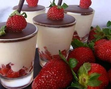 Au mascarpone et fruits délicieux chocolat